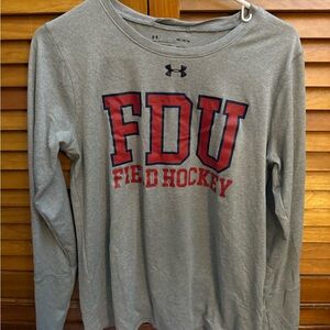 Under Armour Gray FDU Field Hockey Tee